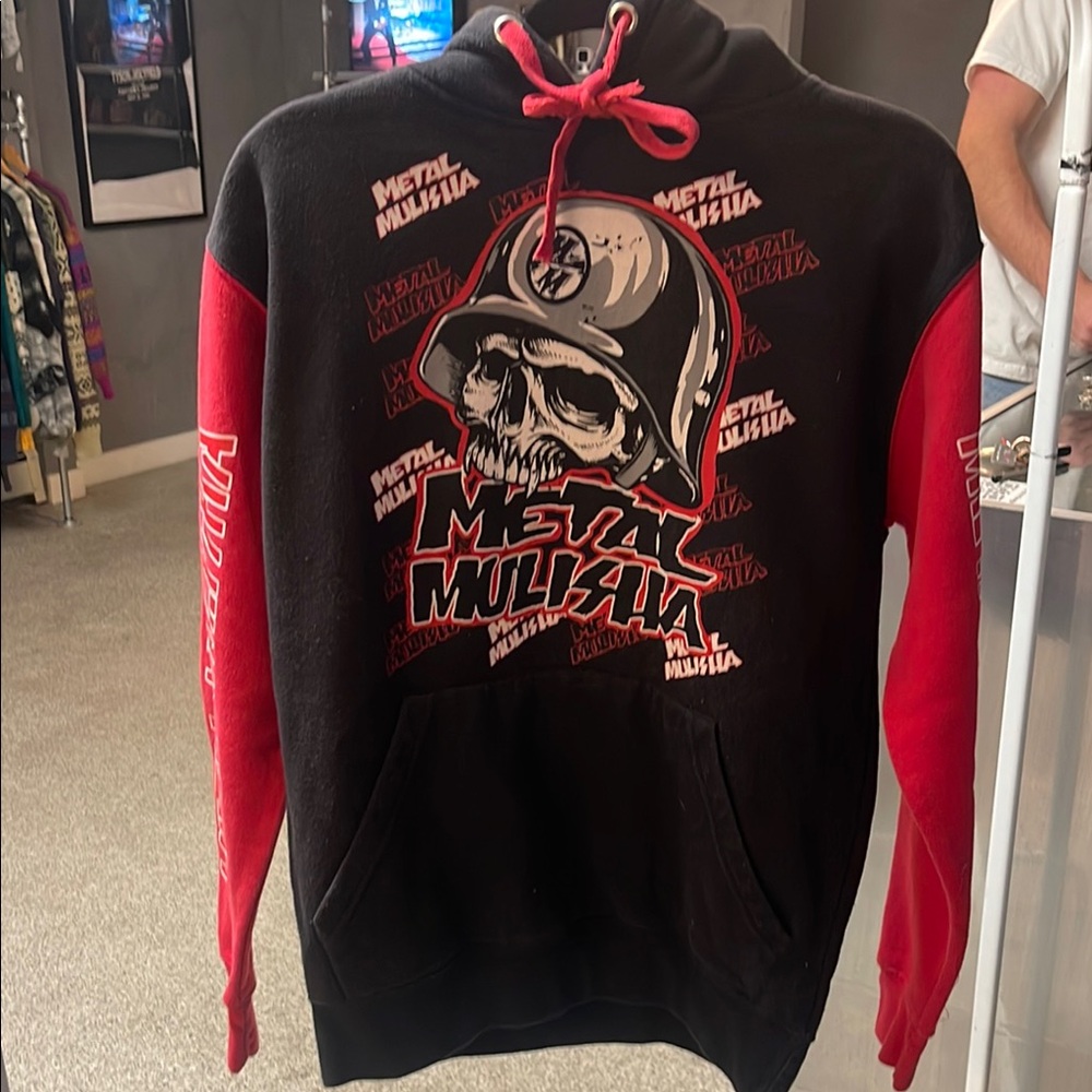 Metal Mulisha Black and Red Men's Hoodie